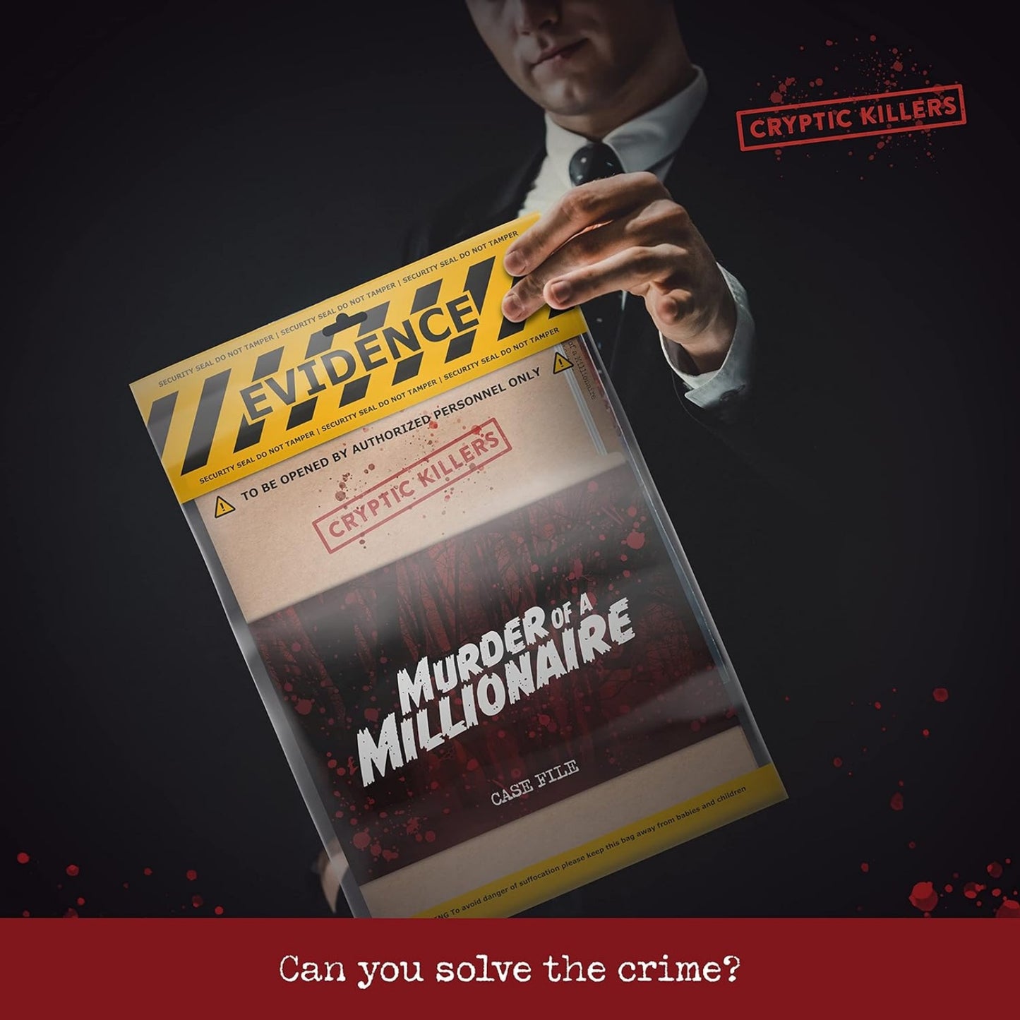 Cryptic Killers Unsolved murder mystery game - Murder of a millionaire