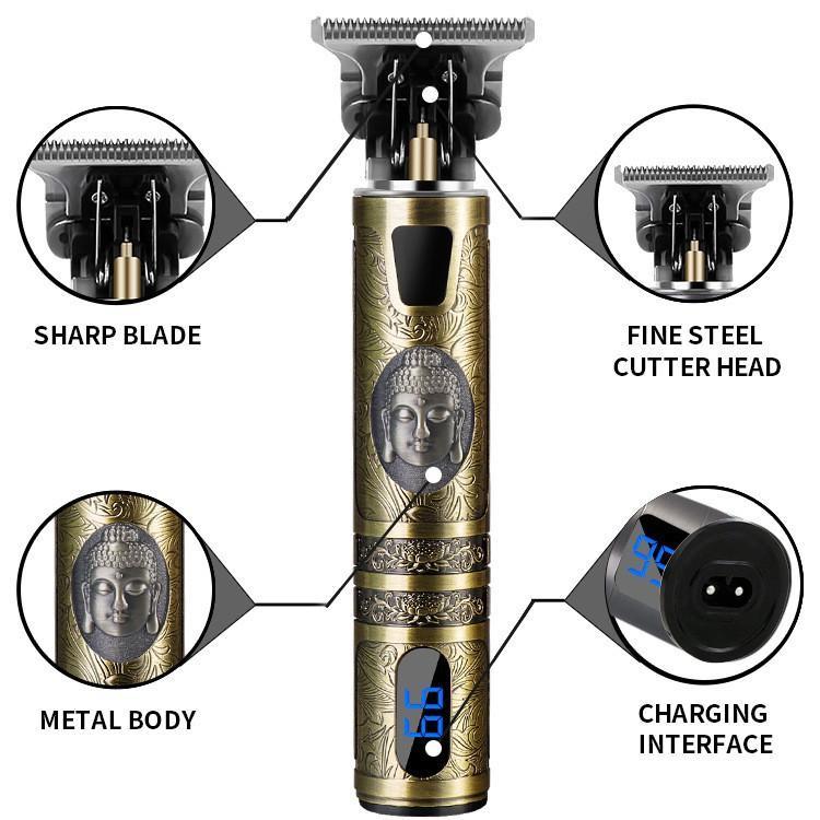 Multi-functional Rechargeable Razor: Electric Hair Clipper & Beard Shaver